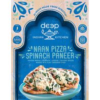 Deep Indian Kitchen Naan Pizza, Spinach Paneer, Me...
️