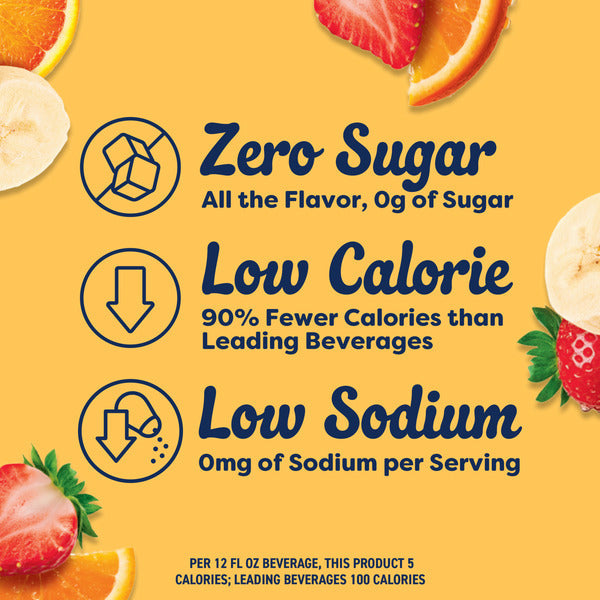 Crystal Light Strawberry Orange Banana Artificially Flavored Powdered Drink Mix