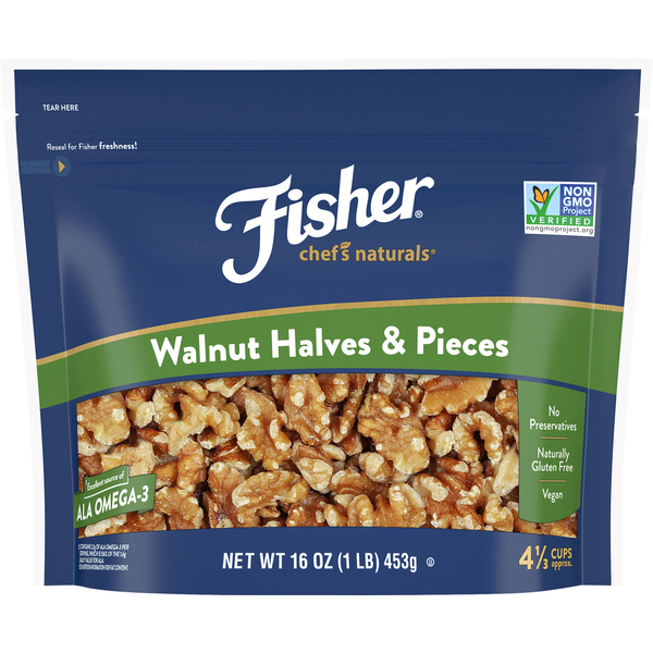 Fisher Walnut Halves & Pieces