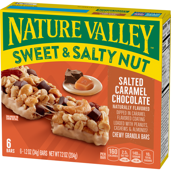 Nature Valley Salted Caramel Chocolate Sweet and Salty Granola Bars