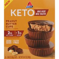 Atkins Peanut Butter Cups, Keto, Big Size