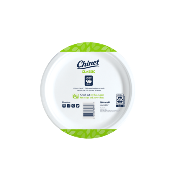 Chinet Dinner Plate 10 3/8in (100 Count)
