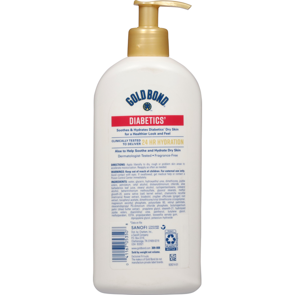 Gold Bond Body Lotion, Dry Skin Relief, Diabetics&