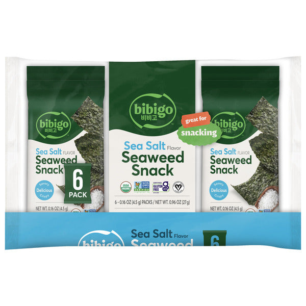 Bibigo Sea Salt Flavored Seaweed Snacks