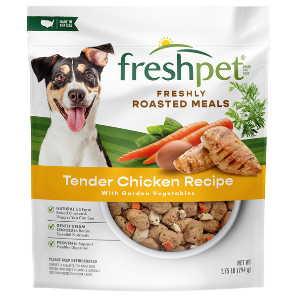 Freshpet Fresh Dog Food, Freshly Roasted Meals, Tender Chicken Recipe DestGlow