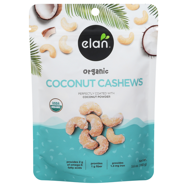 Elan Coconut Cashews, Organic