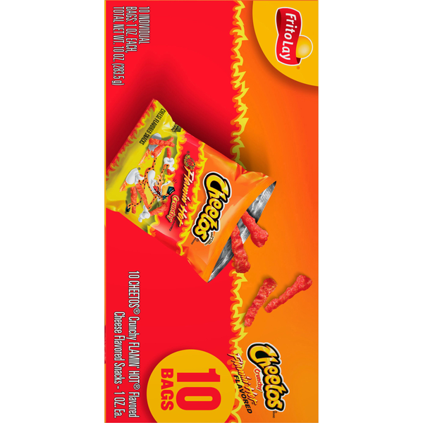 Cheetos Cheese Flavored Snacks, Flamin&
