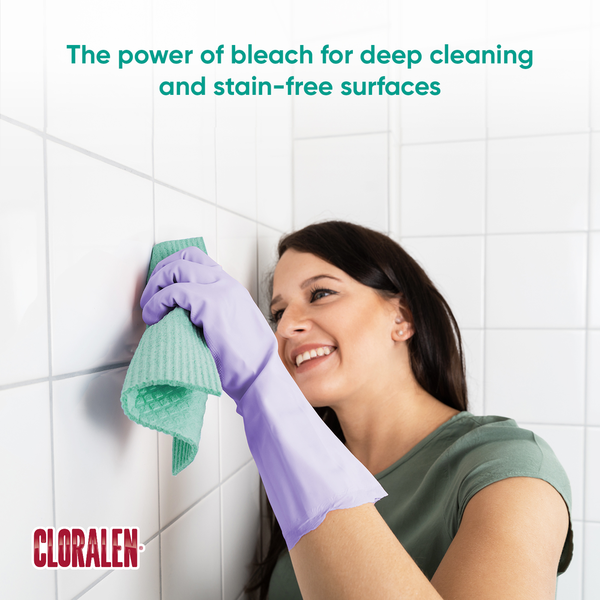 Cloralen Bathroom Cleaner with Bleach Spray Bottle, Lavender