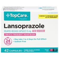 TopCare Lansoprazole, 15 mg, Capsules️ DestGlow