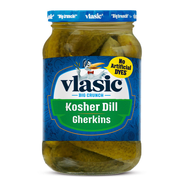 Vlasic Kosher Dill Gherkins Pickles, Keto Friendly