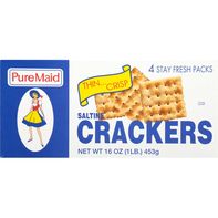 Pure Maid Crackers, Saltine, Stay Fresh Packs️