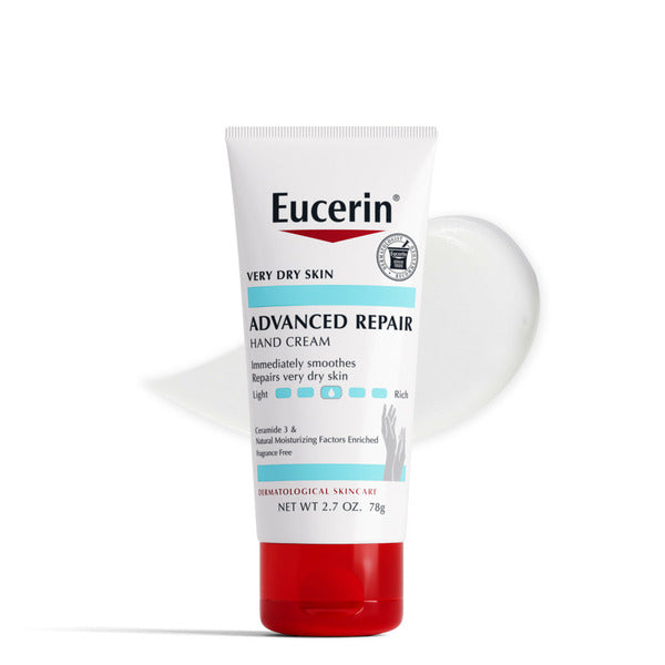 Eucerin Advanced Repair Hand Cream, Travel Size Hand Cream For Dry Hands, Unscented