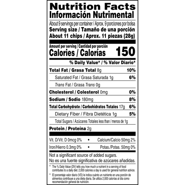 Doritos Tortilla Chips Tapatio Flavored