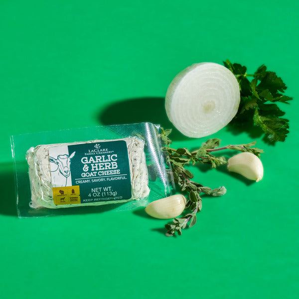 LaClare Family Creamery Garlic & Herb, Goat Cheese, Chèvre