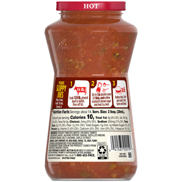 Pace Hot Picante Sauce