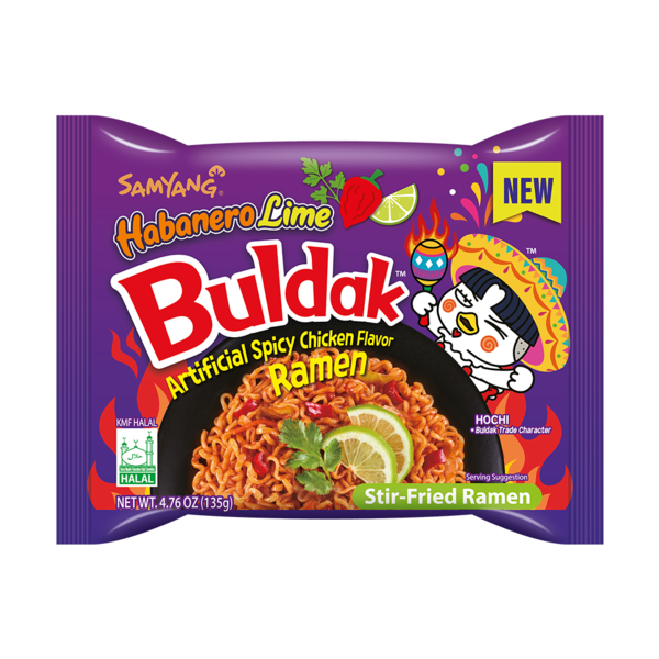 Samyang Foods Co., Ltd Buldak Habanero Lime Spicy Ramen