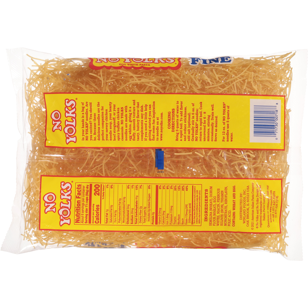 No Yolks Egg White Pasta, Fine