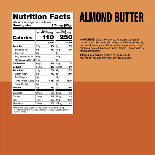 KIND Healthy Grains Clusters Almond Butter