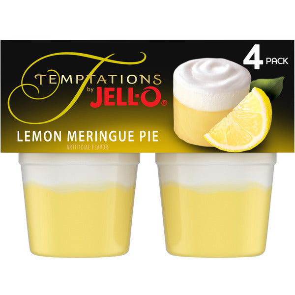 Jell-O Lemon Meringue Ready-to-Eat Pie Snack Cups
