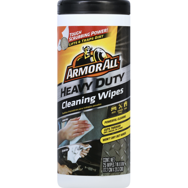 Armor All Cleaning Wipes, Heavy Duty