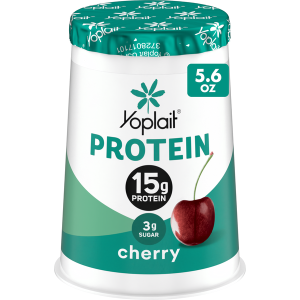 Yoplait Protein Cherry Yogurt Cultured Dairy Snack Cup