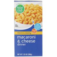Food Club Thick & Creamy Macaroni & Cheese Dinner️