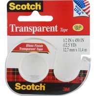Scotch Transparent Tape 1/2"️