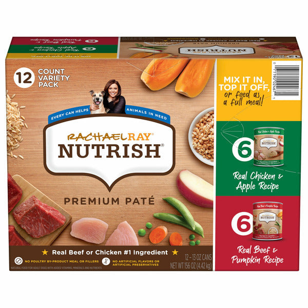 Rachael Ray Nutrish Dog Food, Premium Pate, Variety Pack