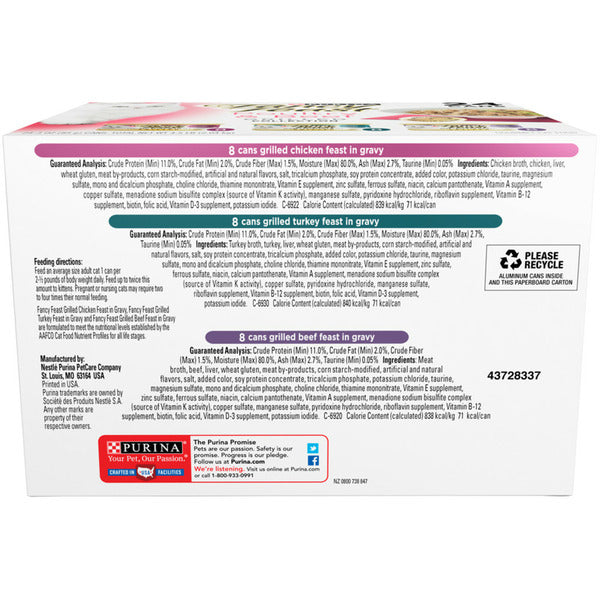 Purina Fancy Feast Poultry & Beef Grilled Collection