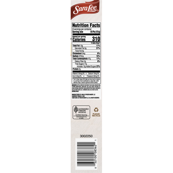 Sara Lee Apple Pie