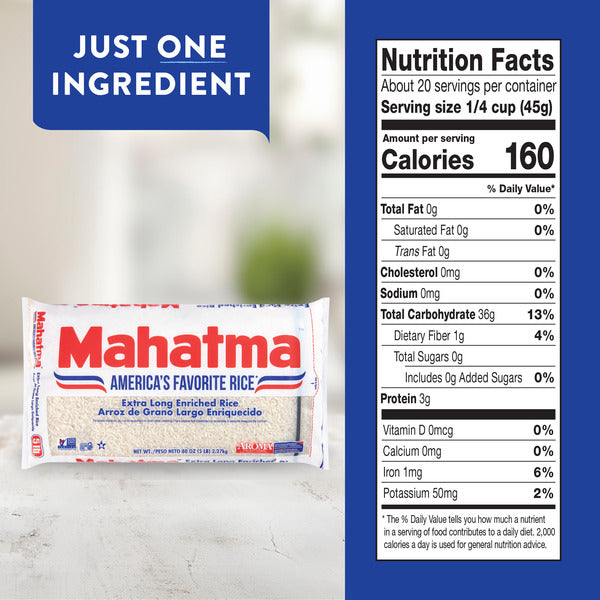 Mahatma Extra Long Grain Enriched Rice