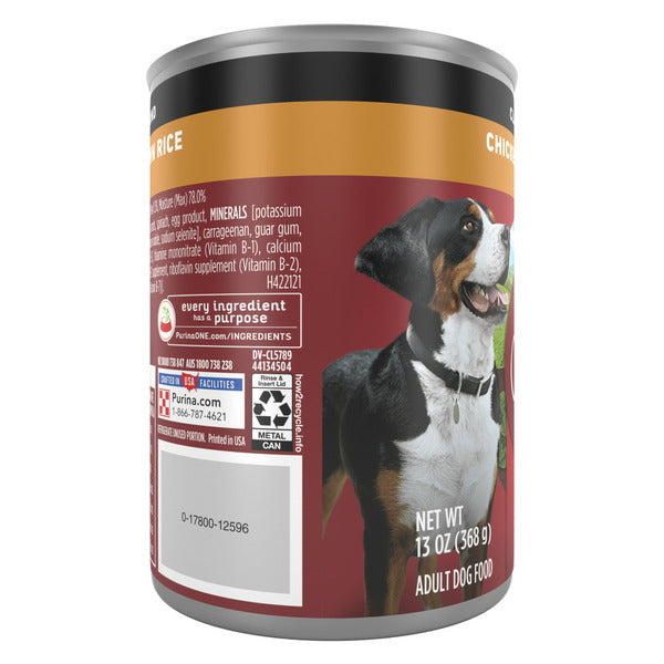 Purina ONE Classic Ground Chicken and Brown Rice Entree Adult Wet Dog Food