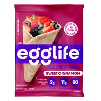 egglife sweet cinnamon, egg white wraps️