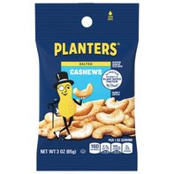 Planters Big Bag Salted Cashews, 3 OZ️