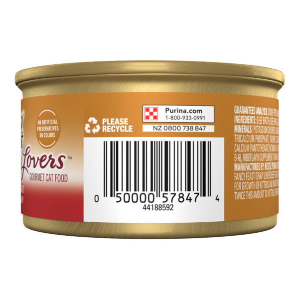 Purina Fancy Feast Gravy Lovers Beef Feast in Gravy Gourmet Cat Food DestGlow