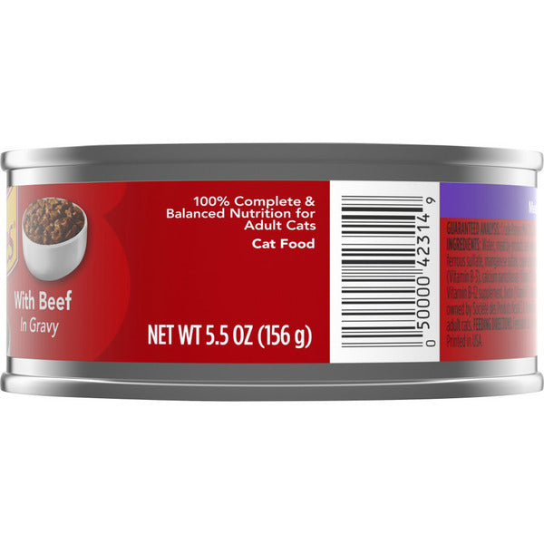 Purina Friskies Gravy Wet Cat Food, Meaty Bits With Beef in Gravy