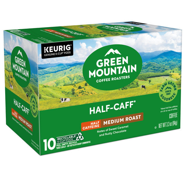 Green Mountain Coffee Roasters Half-Caff K-Cup Pods