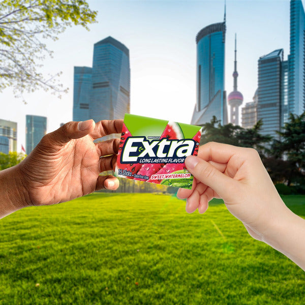 Extra Sweet Watermelon Sugar Free Chewing Gum Multipack