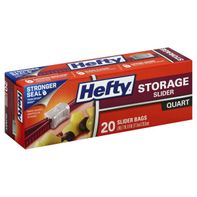 Hefty Slider Bags, Storage, Quart️