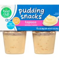 Food Club Pudding Snacks, Tapioca️