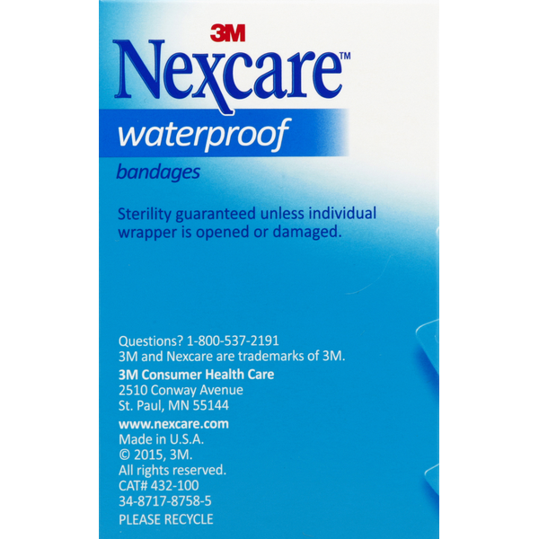 3M Nexcare Waterproof 100ct Assorted