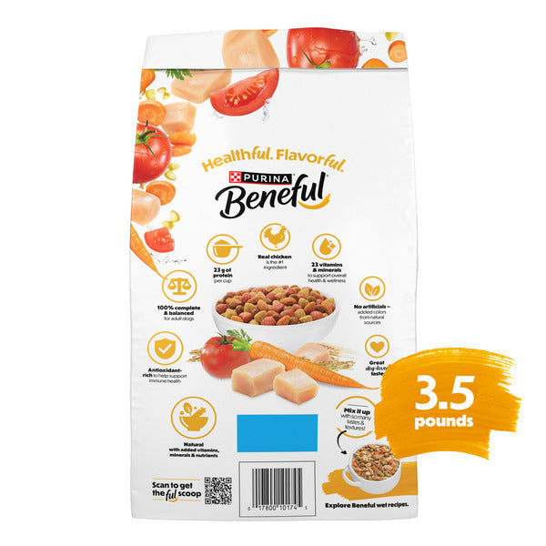 Purina Beneful Purina Beneful Originals With Farm-Raised Chicken Natural Dog Food Dry Recipe With Added Vitamins, Minerals and Nutrients