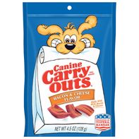 Canine Carry Outs Dog Snacks, Bacon & Cheese Flavo...
️