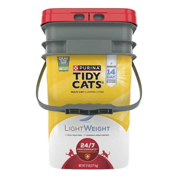 Purina Tidy Cats Light Weight, Low Dust, Clumping Cat Litter 24/7 Performance Multi Cat Litter