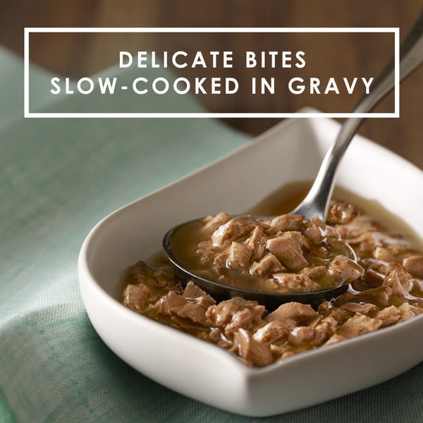 Purina Fancy Feast Gravy Wet Cat Food, Gravy Lovers Ocean Whitefish & Tuna Feast in Seafood Gravy DestGlow