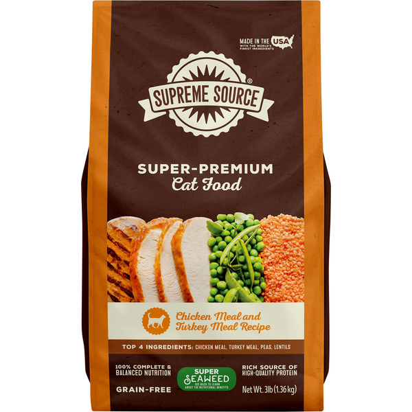 Supreme Source Grain Free Chicken Meal and Turkey Meal Recipe Cat Fod