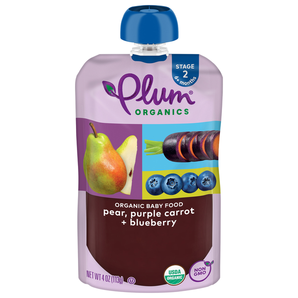 Plum Organics Pear, Purple Carrot & Blueberry Baby Food