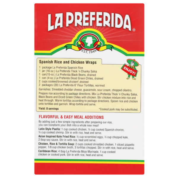 La Preferida Spanish Rice, Box (Ready in 15 Min)