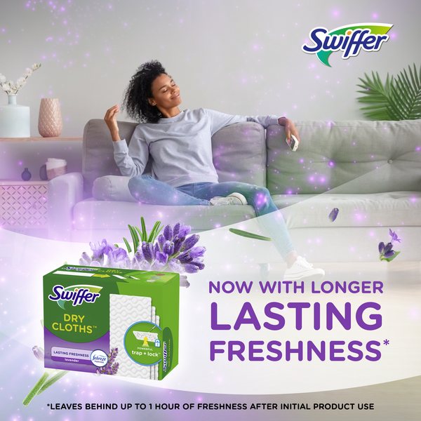 Swiffer Dry Sweeping Cloths Refill with Febreze Lavender