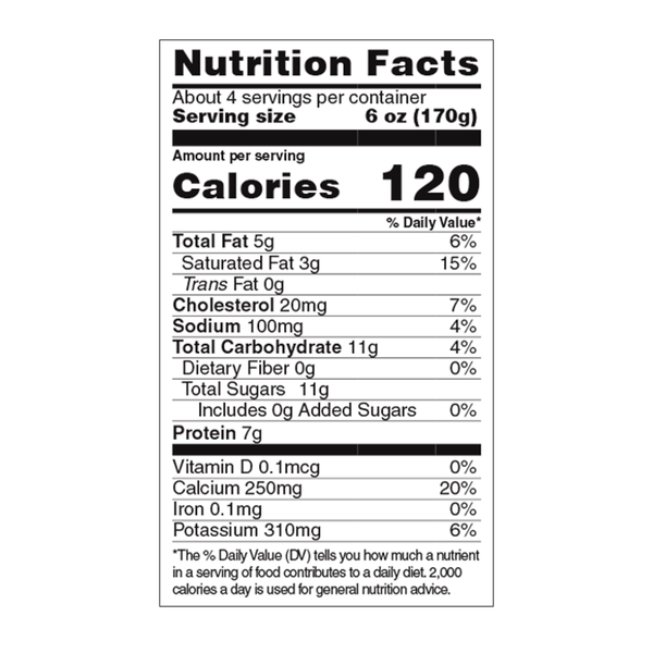 Kalona SuperNatural Organic, Whole Milk Plain Yogurt